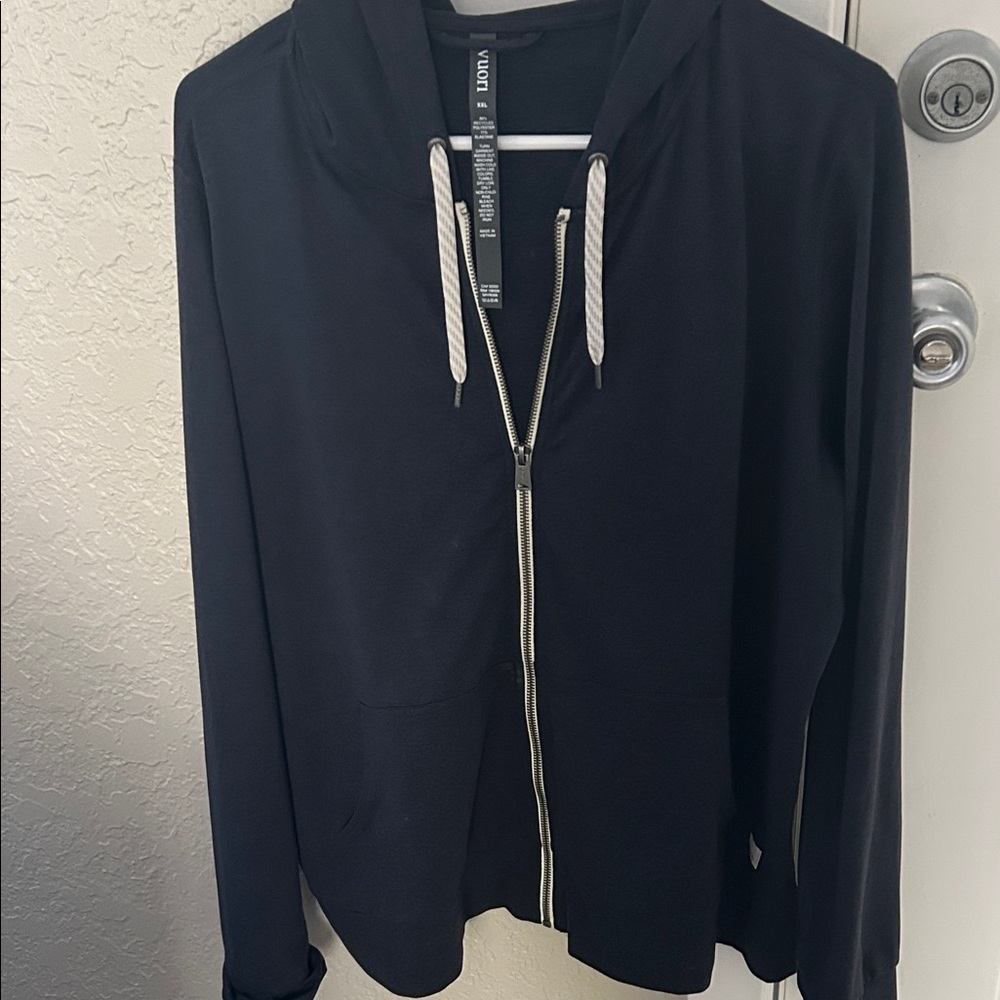Vuori Midnight blue Zip-Up Hoodie XXL ladies excellent condition